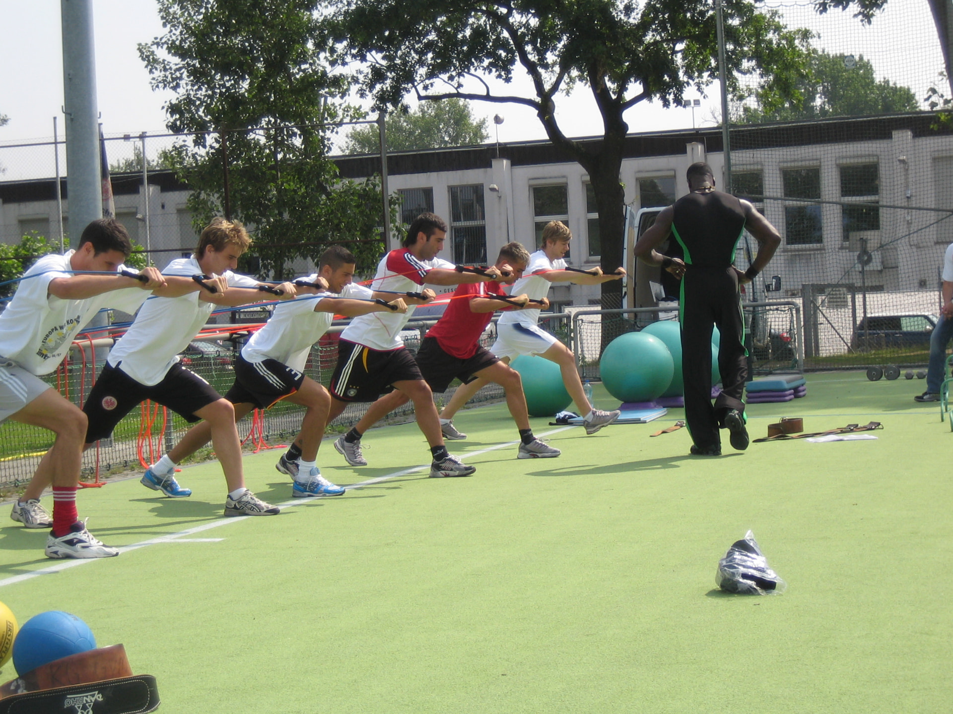 Lamar Lowery beim Training mit einer Mannschaft
