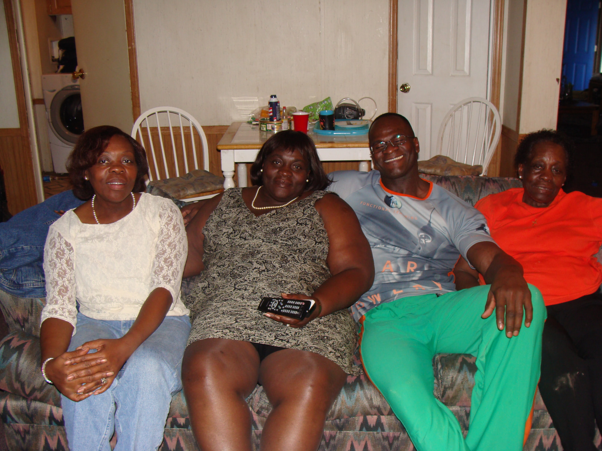 Lamar Lowery im Kreis seiner Familie
